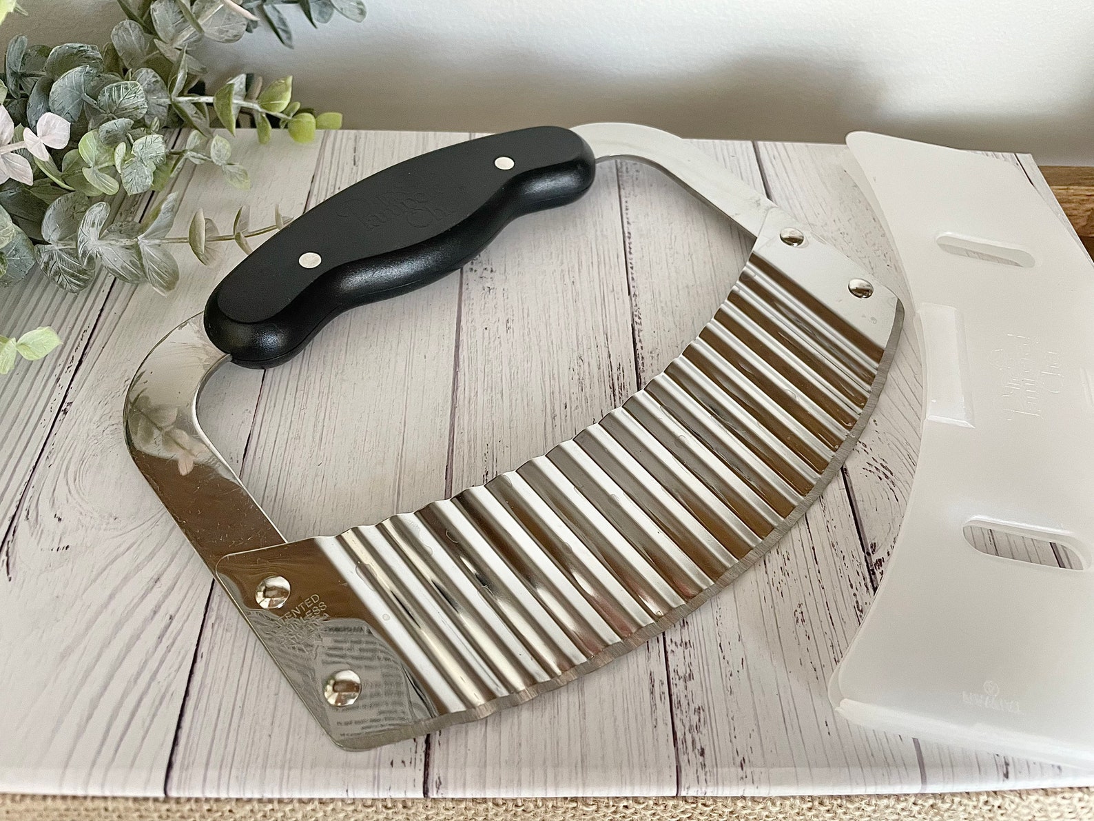 Vintage Pampered Chef Rounded Edge Crinkle Cutter Garnisher Etsy