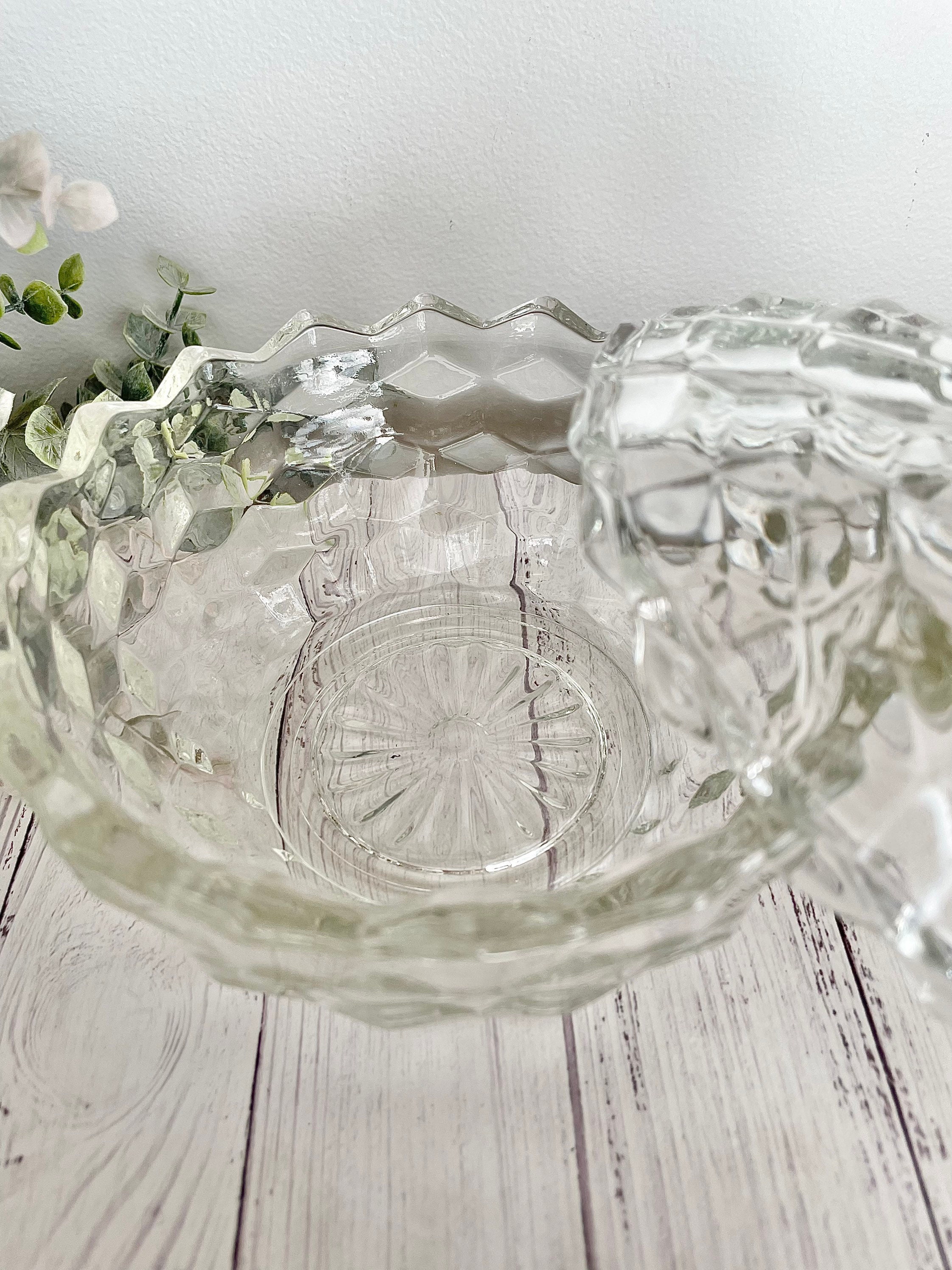 Beautiful CutGlass Candy Bowl with LidCrystalLidded Etsy