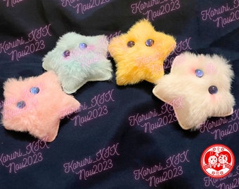 Pinza para el pelo con forma de hada y estrella difusa