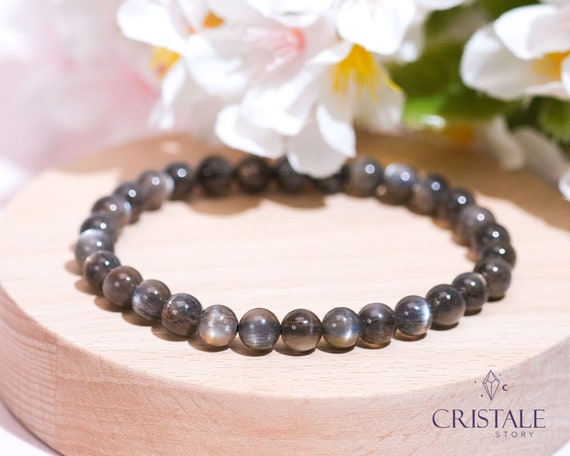 Black Skeletal Sunstone Bracelet High Quality Black Sunstone