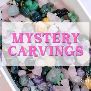Mystery Carvings, Crystal Confetti, Mystery Bag, Lucky Dip, Lucky Scoop, Healing Crystals, Surprise Crystals