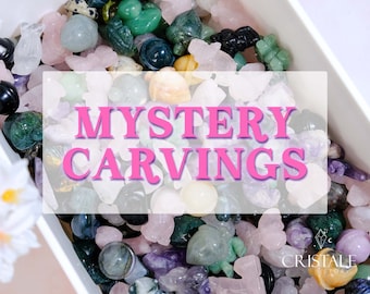 Mystery Carvings, Crystal Confetti, Mystery Bag, Lucky Dip, Lucky Scoop, Healing Crystals, Surprise Crystals