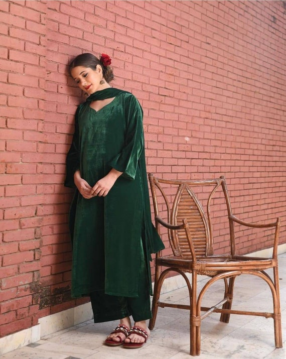 Velvet Salwar Kameez for Women Party Wear Plus Size Designer Wear