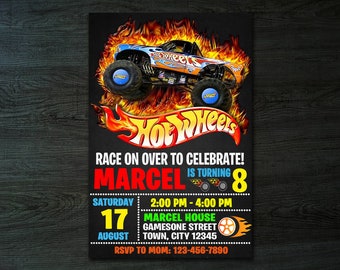 Racing Card Invite Etsy