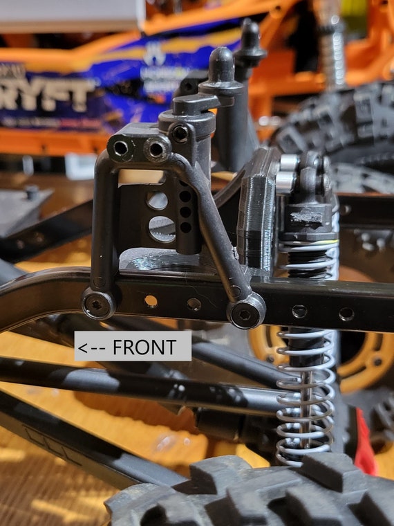 Quick delivery For Axial SCX10 Jeep Honcho METAL SHOCK TOWER LIFT BRACKET MOUNTS Set 4 Good