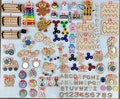 Montessori busy board parts, toddler busy board, wooden activity parts beads rotating swirls busy board details beads busy board accessories