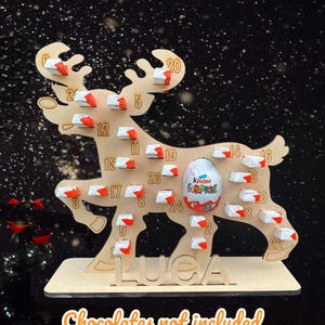 Personalised Wooden Advent Calendars | Reindeer Advent Calendar | Christmas Tree Advent Calendar | Unicorn Advent Calendar