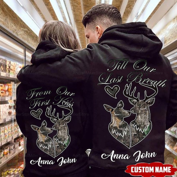Her buck his doe sweatshirts Clearance