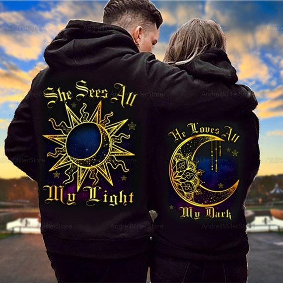 Christmas Gifts Sun and Moon Couple 