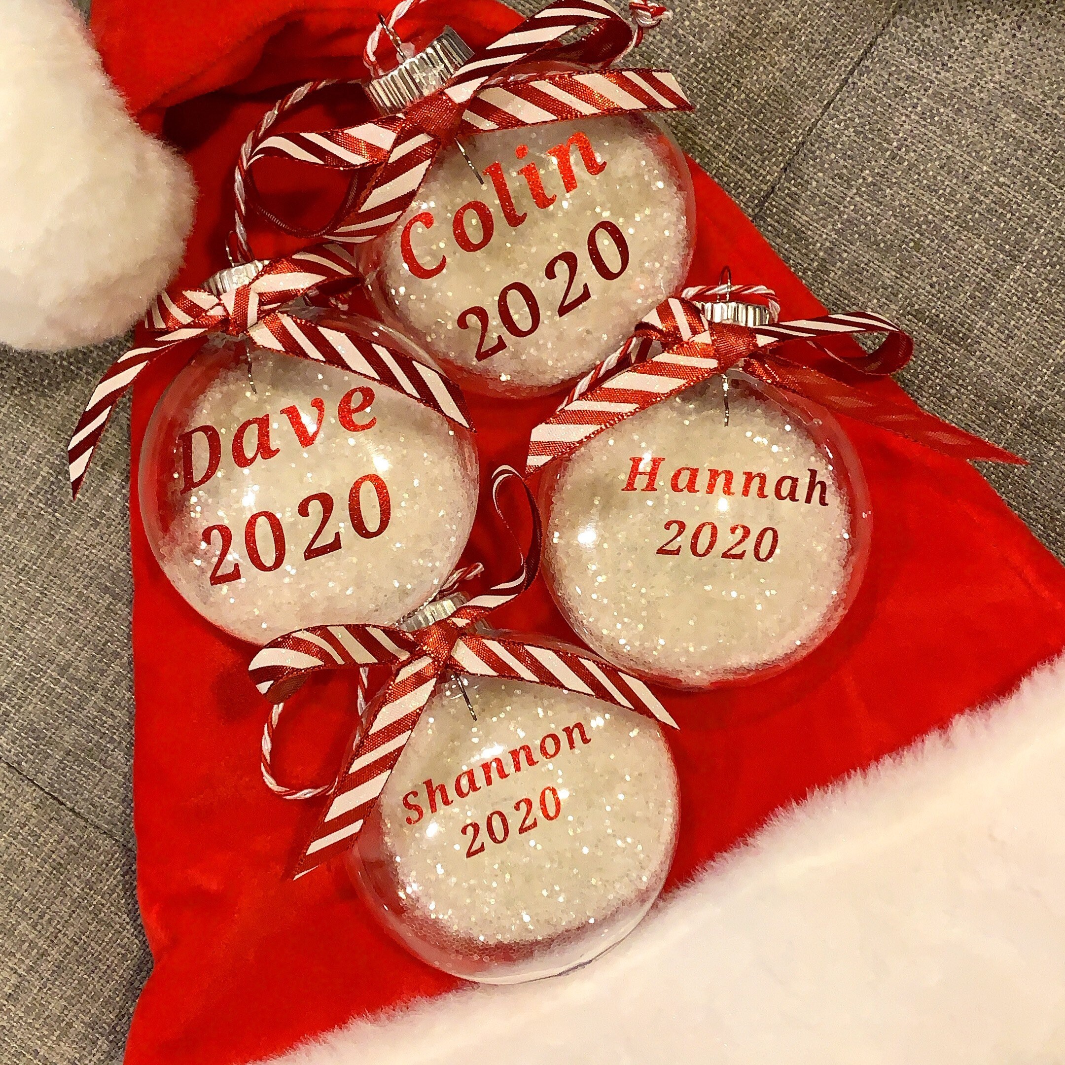 Personalized Snow Globe Ornaments Etsy