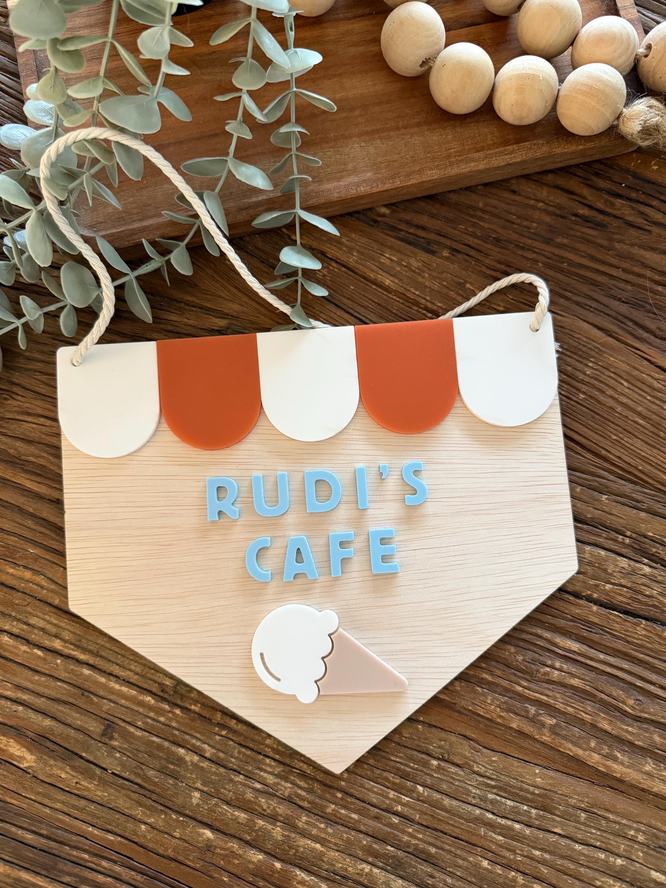 Kids Cubby House Sign | Playhouse Banner | Bakery | Fruit Shop | Bee ...