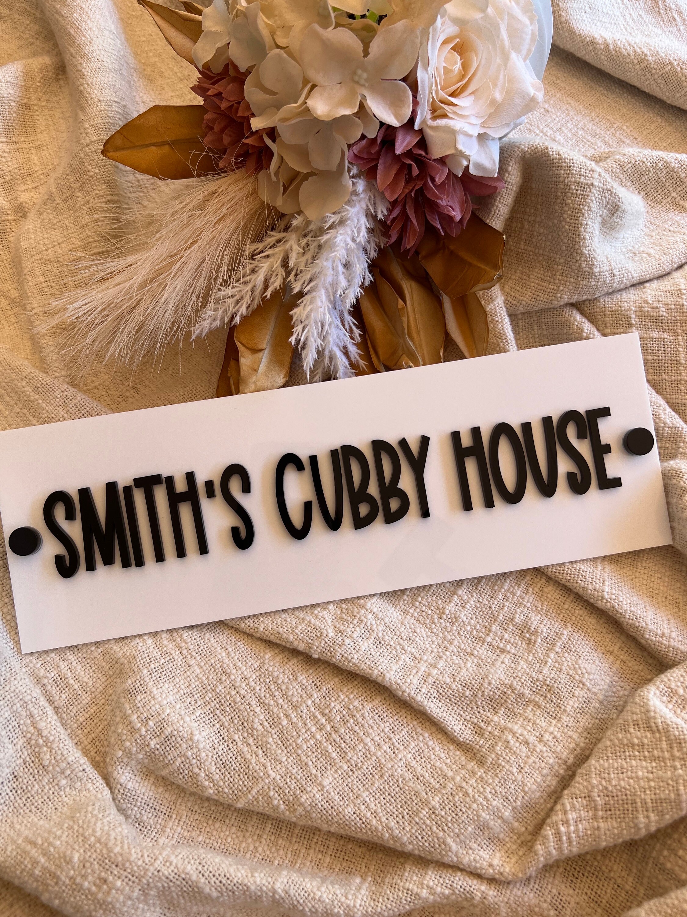 Personalized Cubby House Sign | Kids Playroom Decor - Etsy Australia