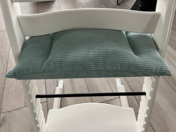 Seat cushion for stokke tripp trapp high chair mint green also possible to  order a junior back Send me a dm for custom made
