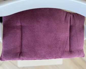 Zit kussen sitzkissen voor stokke tripp trapp kinderstoel corduroy paars/ lila