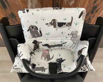 Bekleding kussentjes voor stokke tripp trapp kinderstoel dogs