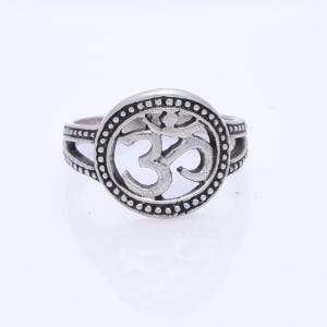 925 Sterling Silver Om Ring, Hindu Deity Lord Shiva Aum Symbol Ring, Handmade Ring, Meditation Ring , Yoga Jewelry, Celtic OM Ohm Ring Band