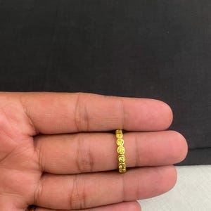 Citrine Eternity Band, November birthstone Ring, Citrine Eternity Ring, Statement Ring, Stackable Citrine Ring, For Mother-Wife-Girlfriend