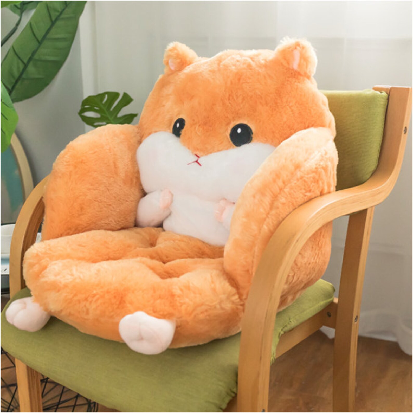 Hamster Cushion Back Office Chair Cushion Sofa Pillow Cushion Etsy