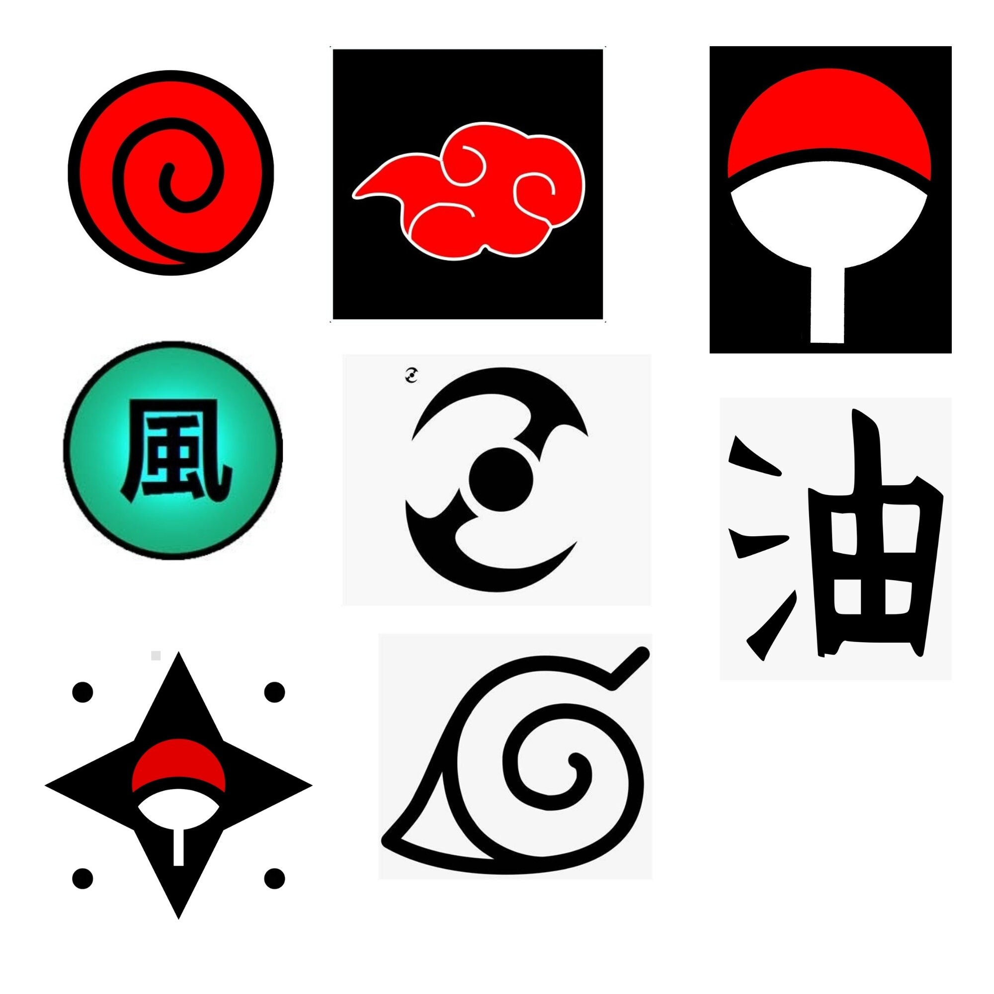 NARUTO PARTY PACK Cake Topper Mini Cake Toppers Japanese | Etsy