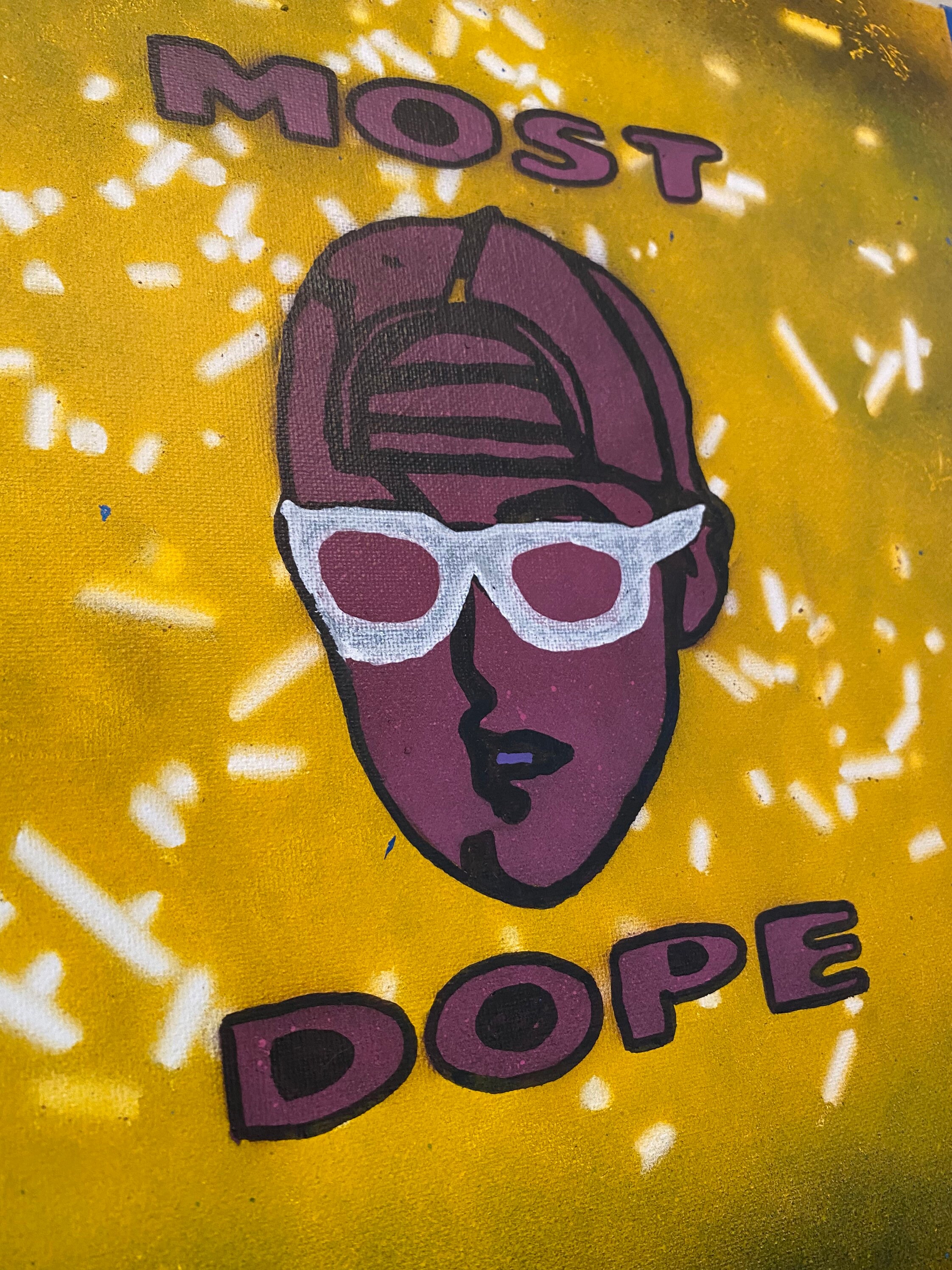 Mac Miller ' MOST DOPE ' Canvas Art ADAP Etsy