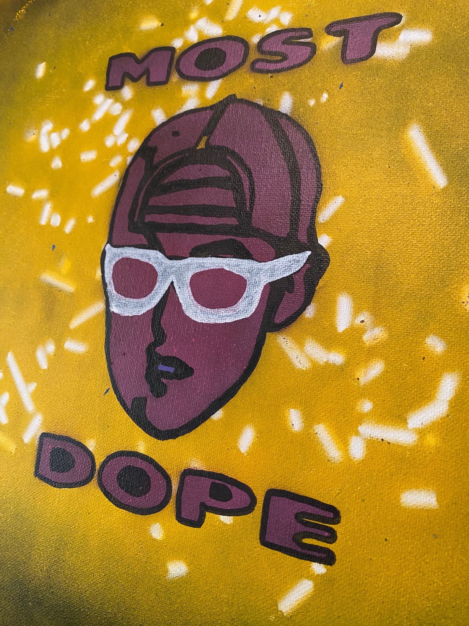 Mac Miller ' MOST DOPE ' Canvas Art ADAP Etsy