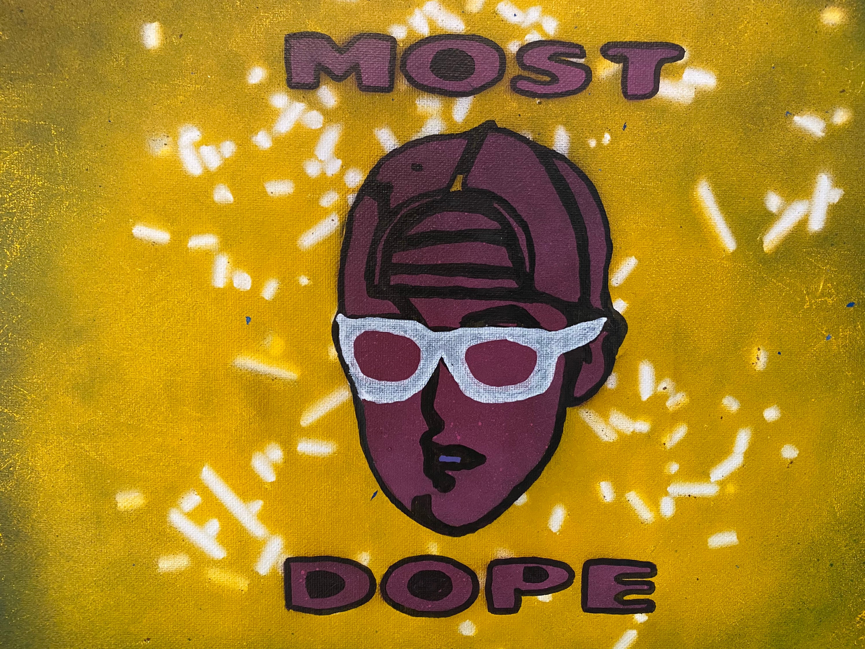 Mac Miller ' MOST DOPE ' Canvas Art ADAP Etsy