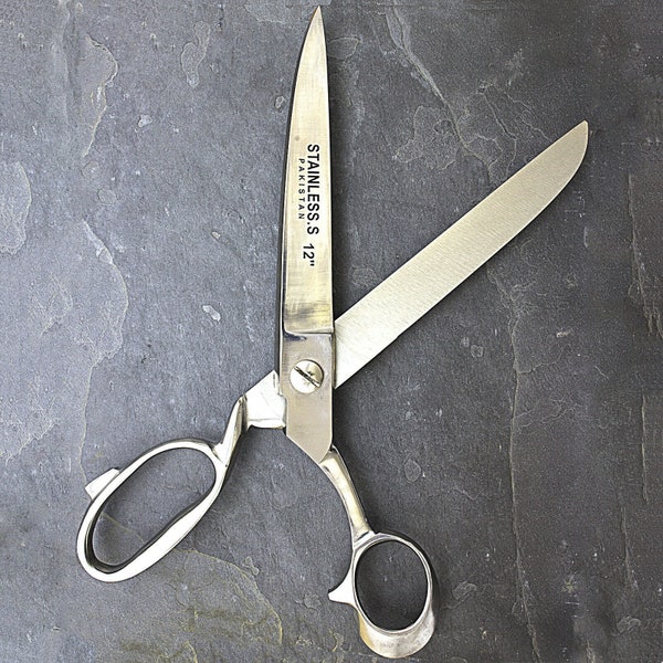 12" Heavy Duty Staninless Steel TAILOR UPHOLSTERY Shears Utlity Sewing