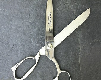 10" Heavy Duty Staninless Steel TAILOR UPHOLSTERY Shears Utlity Sewing