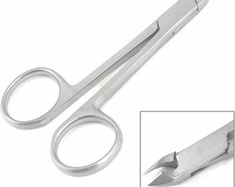 Professional Cuticle Nipper Scissors Style Stainless Steel