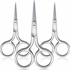 Curved and Rounded Facial Hair Scissors for Men - Mustache, Nose Hair &  Beard Trimming Scissors, Safety Use for Eyebrows, Eyelashes, and Ear Hair -  China Scissors, Curved and Rounded Scissors