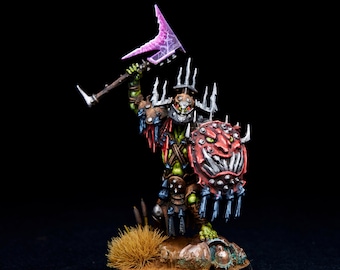 AoS Kruleboyz Leader / DnD Miniature - Painted