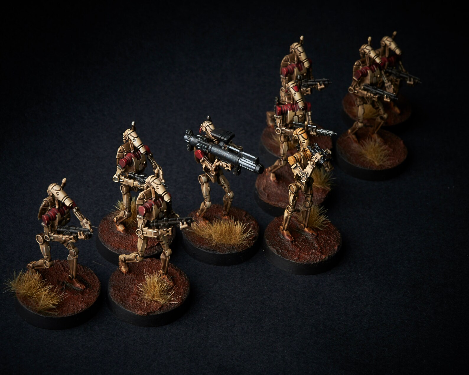 Star Wars Legion B1 Droids Expansion Painted Weathered Etsy