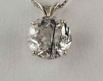3.46 ct Rutilated in Quartz Pendant