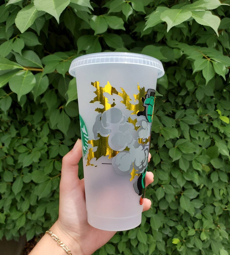 Bakugo Starbucks Cup Anime Starbucks Tumbler Reusable | Etsy