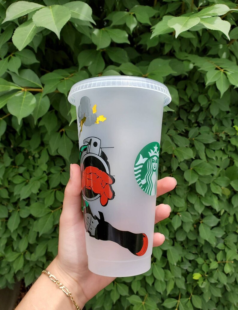 Bakugo Starbucks Cup Anime Starbucks Tumbler Reusable | Etsy
