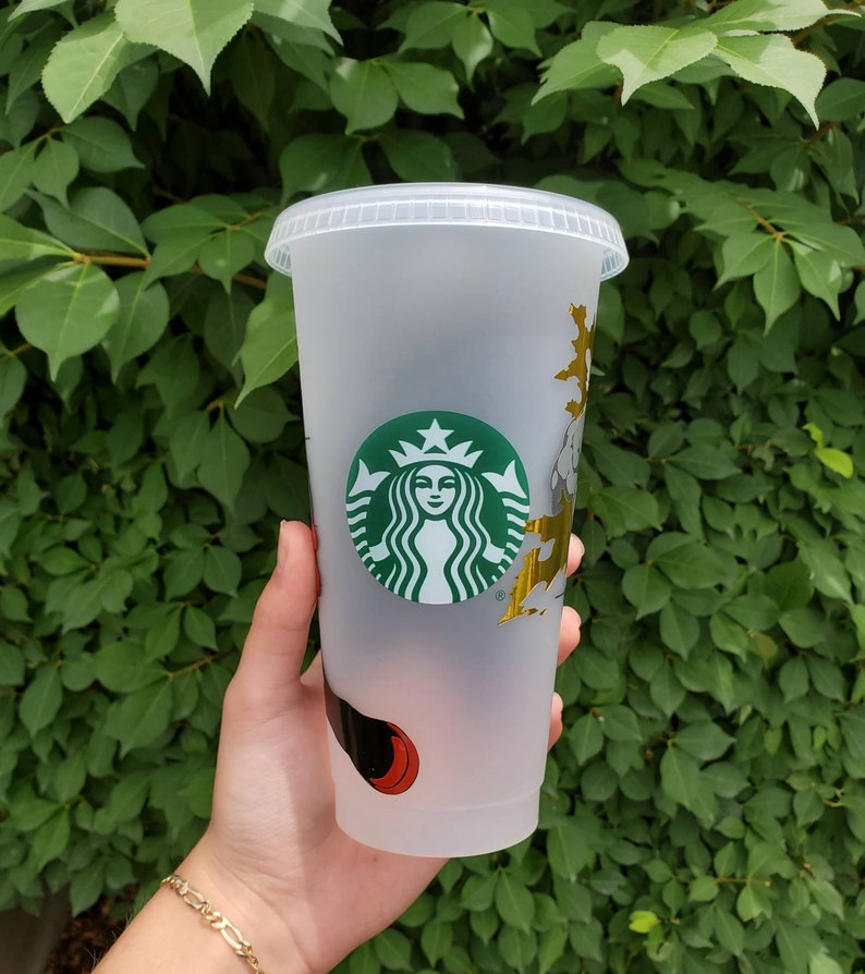 Bakugo Starbucks Cup Anime Starbucks Tumbler Reusable | Etsy