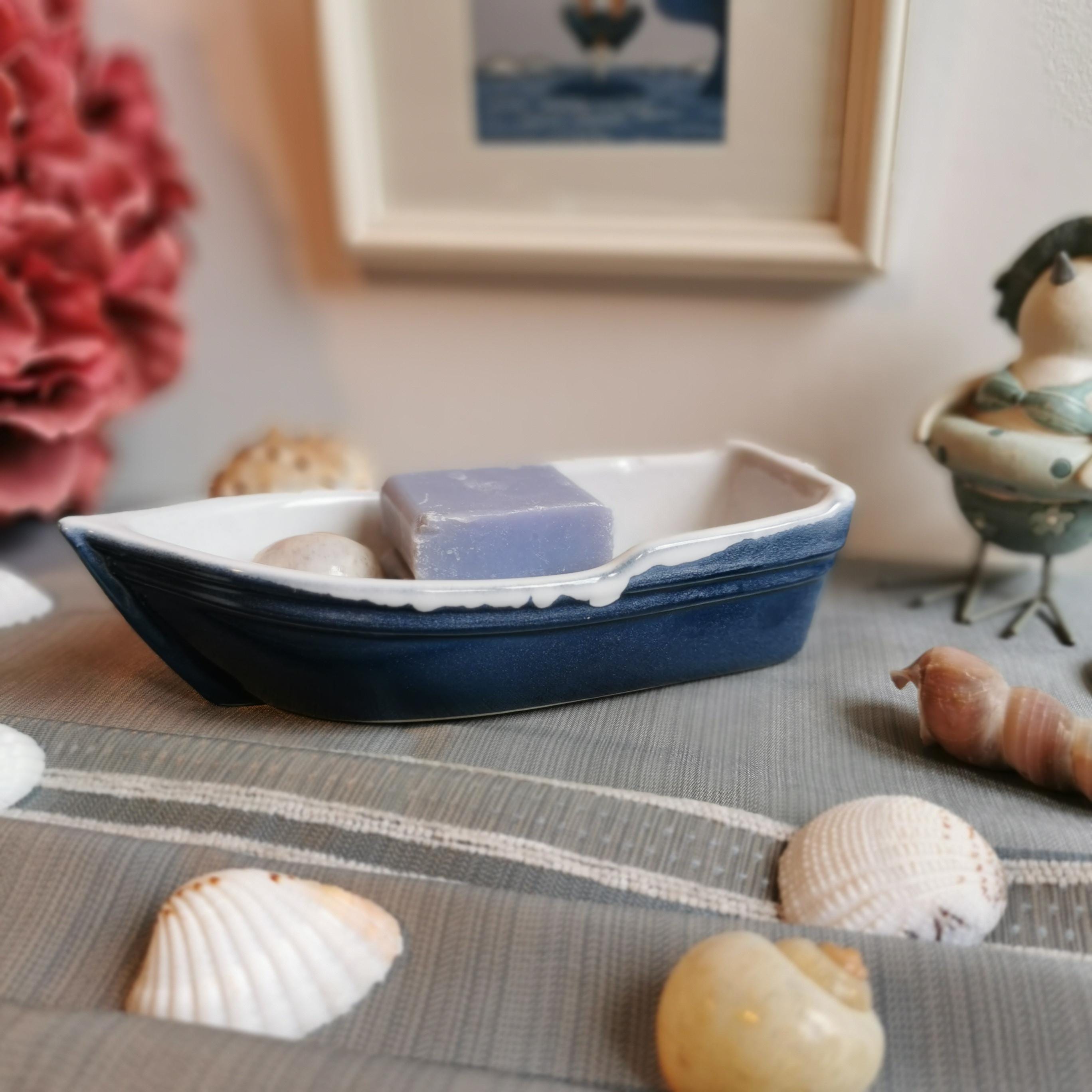 Plateau à Bijoux En Céramique Coquillage - Décoration Élégante Pour Maison | Rangement Anneaux, Boucles D'Oreilles