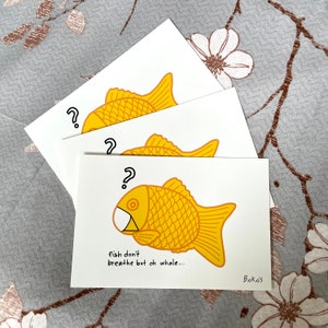 Imprimé Taiyaki masqué / Carte postale