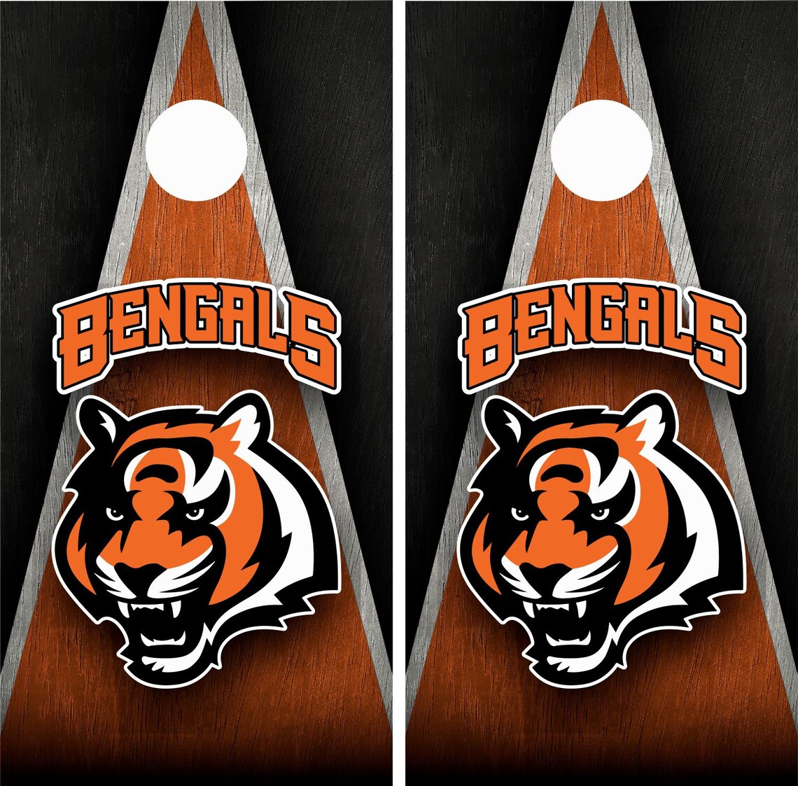 Cincinnati Bengals Cornhole Wrap Skin Board NFL Vinyl Football Etsy