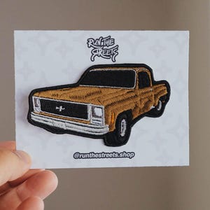 Classic Squarebody C10 Truck Embroidered Patch