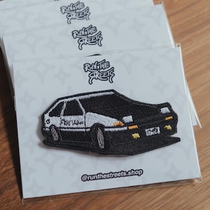 AE86 Trueno Corolla Hachi Roku JDM Car Embroidered Patch