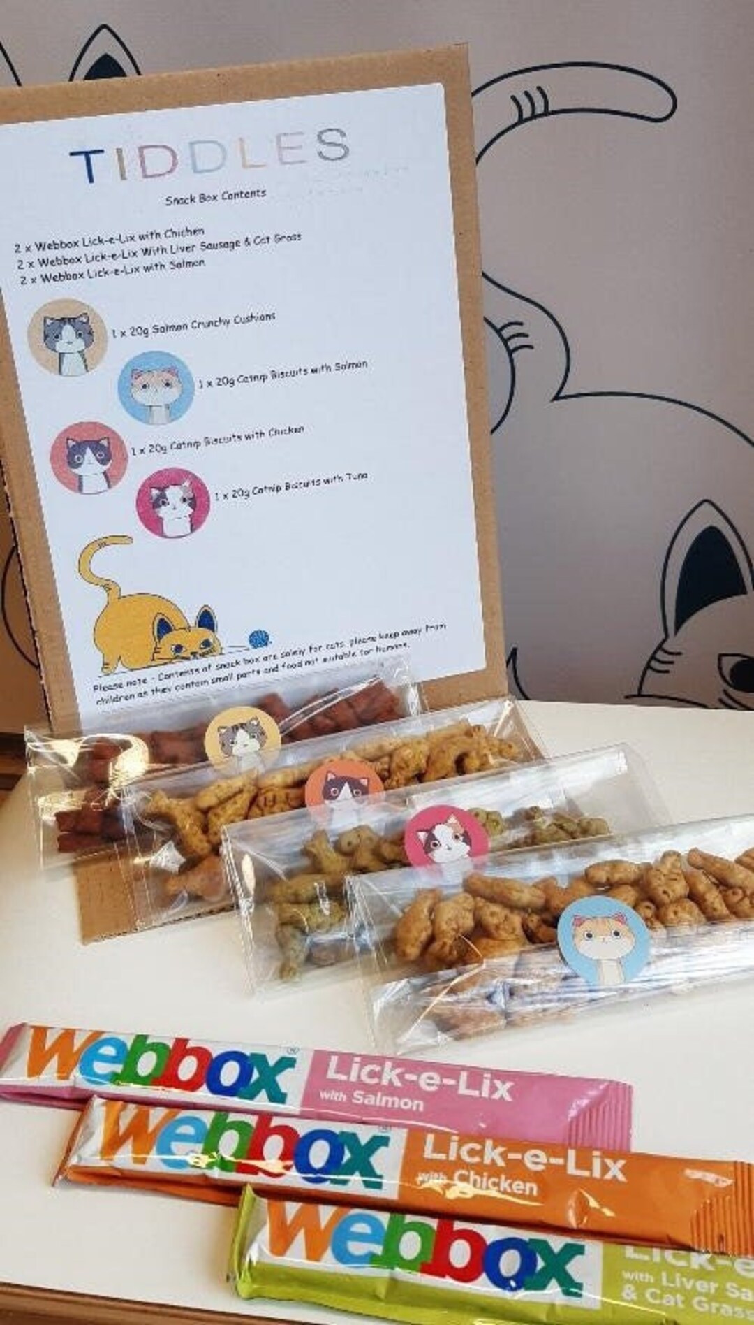 Cat Treat Box Snacks Subscription Available Also. Etsy UK