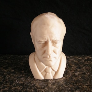 Franklin Roosevelt FDR 3D Printed Bust Statue Figurine Sculpture 4 in Choice of Color
