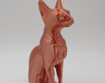 Bastet Gato Egipcio Impresión 3D Estatua Figura Escultura Antiguo Egipto Elegir Color - Elección de Color