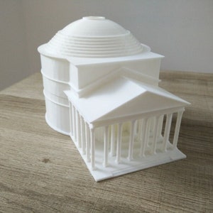 The Pantheon Roman Temple Ancient Rome Architectural Model - Choice of Color