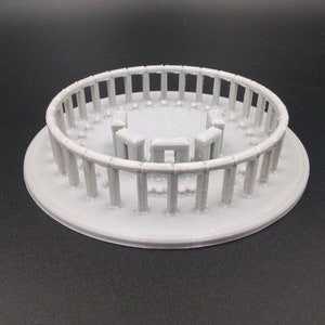 Stonehenge Reconstructed Restored Intact Britain Architectural Model