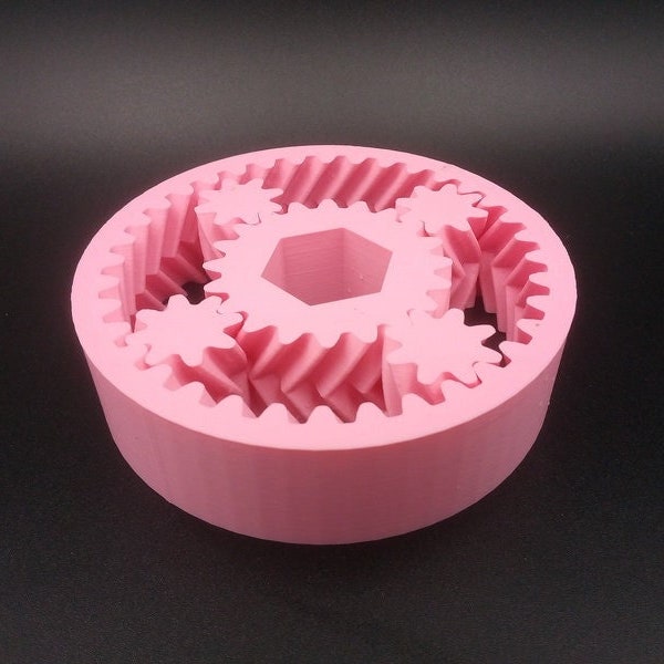 Planetary Gears Geared Bearing Physics Model Fidget 3D Printed - Pick Color