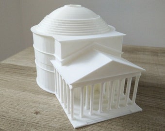 The Pantheon Roman Temple Ancient Rome Architectural Model - Choice of Color