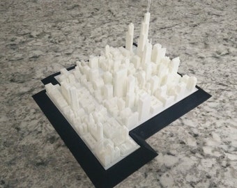 Chicago IL Illinois Downtown Skyscrapers Towers Cityscape 7.5 in Various Options