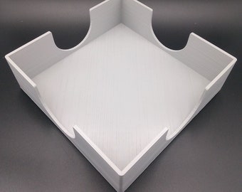 Vierkante servethouderstandaard voor servetten 6 x 6 inch Minimalistisch 3D-geprint